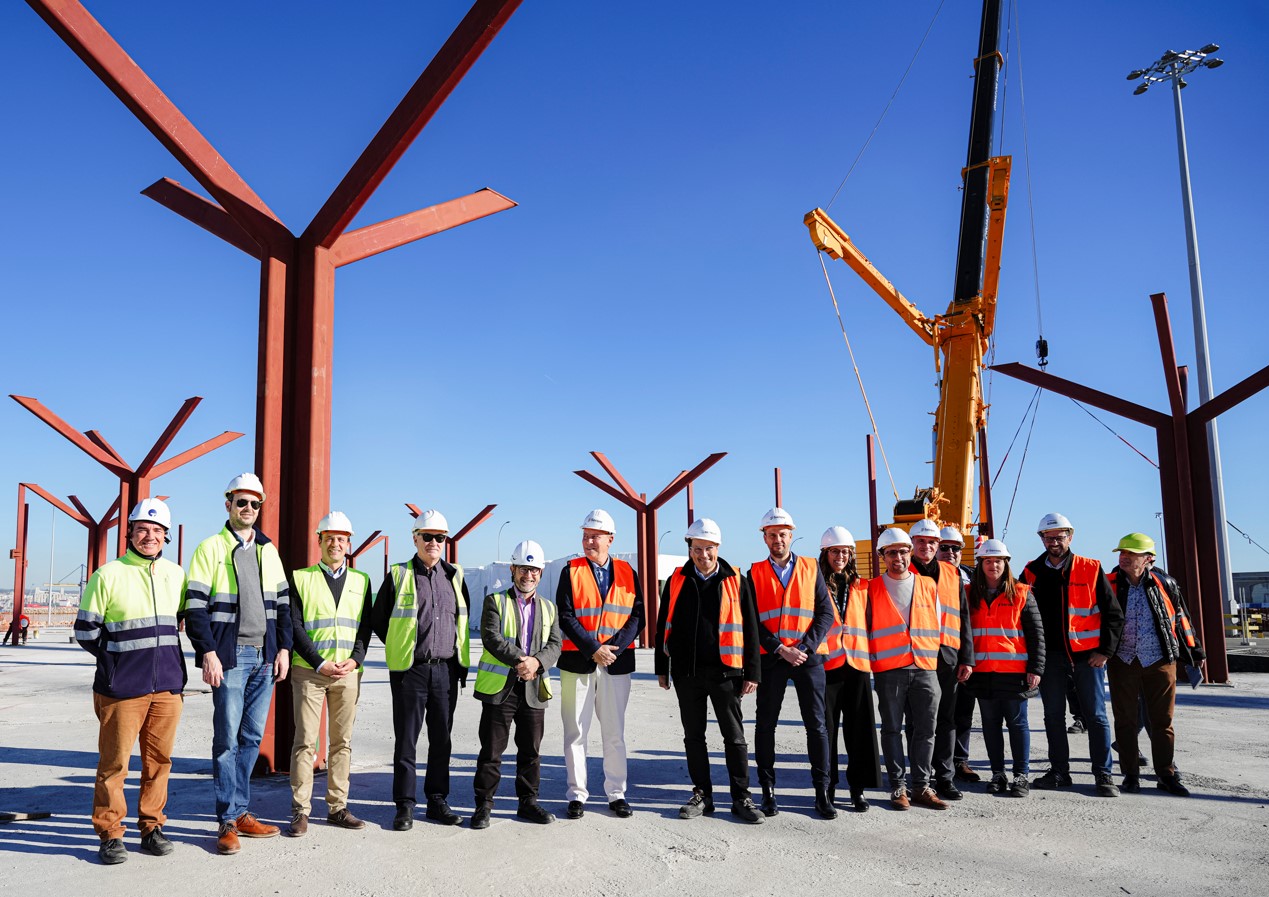 Mehmet Kutman, Global Ports Holding Chairman and CEO, visits Tarragona Cruise Port construction site